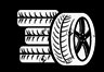 icono de neumáticos